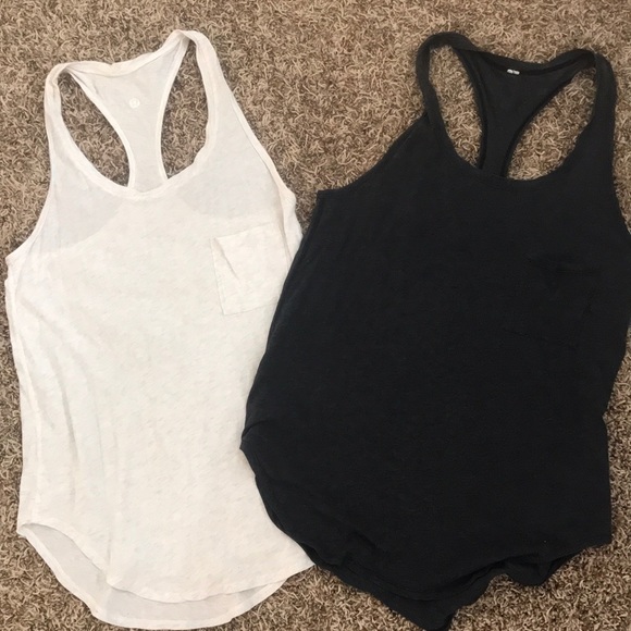lululemon athletica Tops - 2 yogi racerbacks